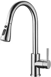 Torneira Cozinha, Torneira Gourmet Cozinha, Aço Inox Escovado, Monocomando, Extensor