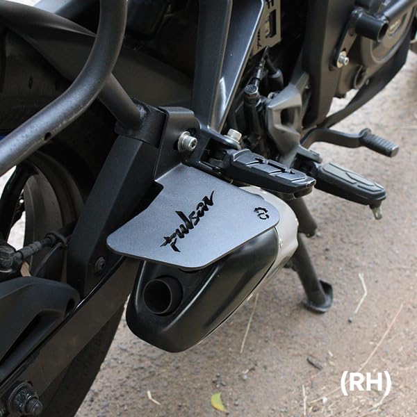 Image of Pillion Footrest Compatible With Bajaj Pulsar N150 /P150 /N160 /N250 /F250 (Pair|Set) (Black, Pack of 1)