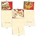 The Best Card Company Variety Pack of 10 Retro Christmas Greeting Cards with Envelopes, Humor Holiday Assortment for Men and Women (10 Designs, 1 Each) - A Crimson Christmas M1757XS