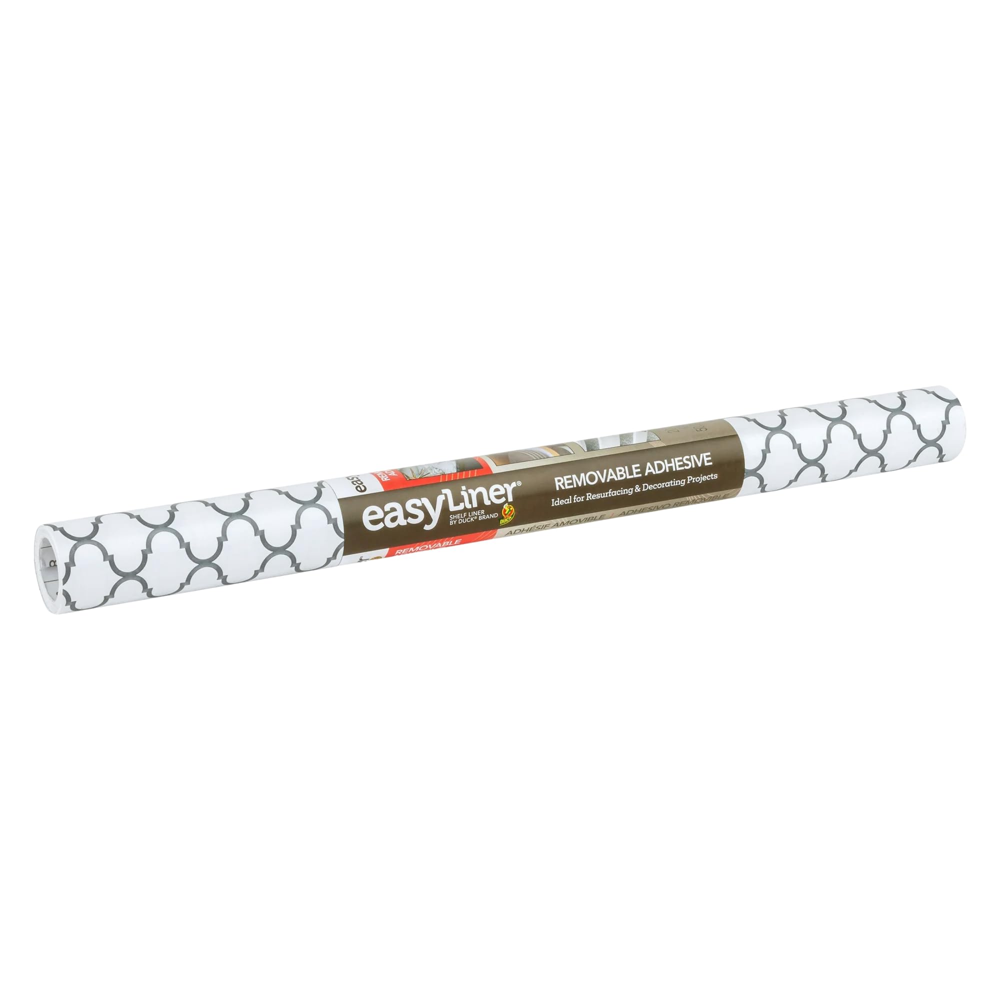 Duck Brand EasyLiner Removable Adhesive Shelf Liner: 20 in. x 15 ft. (White)