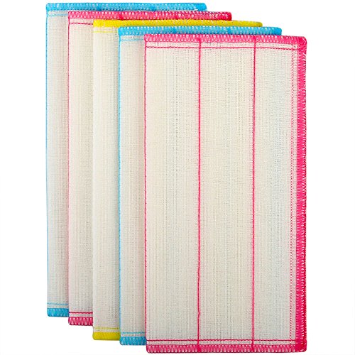 Generic 100% Cotton Ultra-absorbent Gauze Dish Cloth, Oil-absorbing Kitchen Cleaning Cloths, Universal Everyday Basic Dusters, Magic Detergent-free Scouring Pad (1 Piece, 12