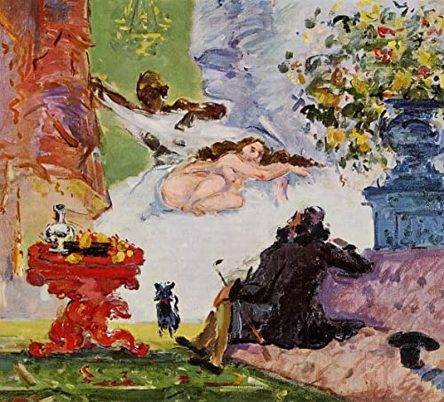 Peinture Poster Impression Cézanne pour Habiller un Grand Mur Vide