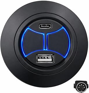 Swess Power Recliner Switching Replacement with USB-A & Type-C Ports, 2-Button 5-Pin Remote Plug, Recliner Replacement Parts Compatible with OKIN, Limoss & Action Lift Chair Remotes