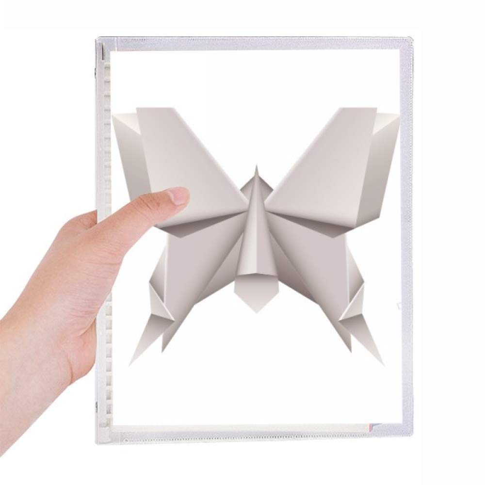 Carnet de notes à spirales origami rigide pour écrire sans feuilles déchirées