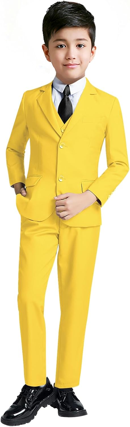 YuanLu Kids Tuxedo 5-Piece Suit Set