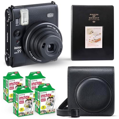 Fujifilm Instax Mini 99 Instant Camera Vintage Black. + Value Pack (40 Sheets) Shutter Accessories...