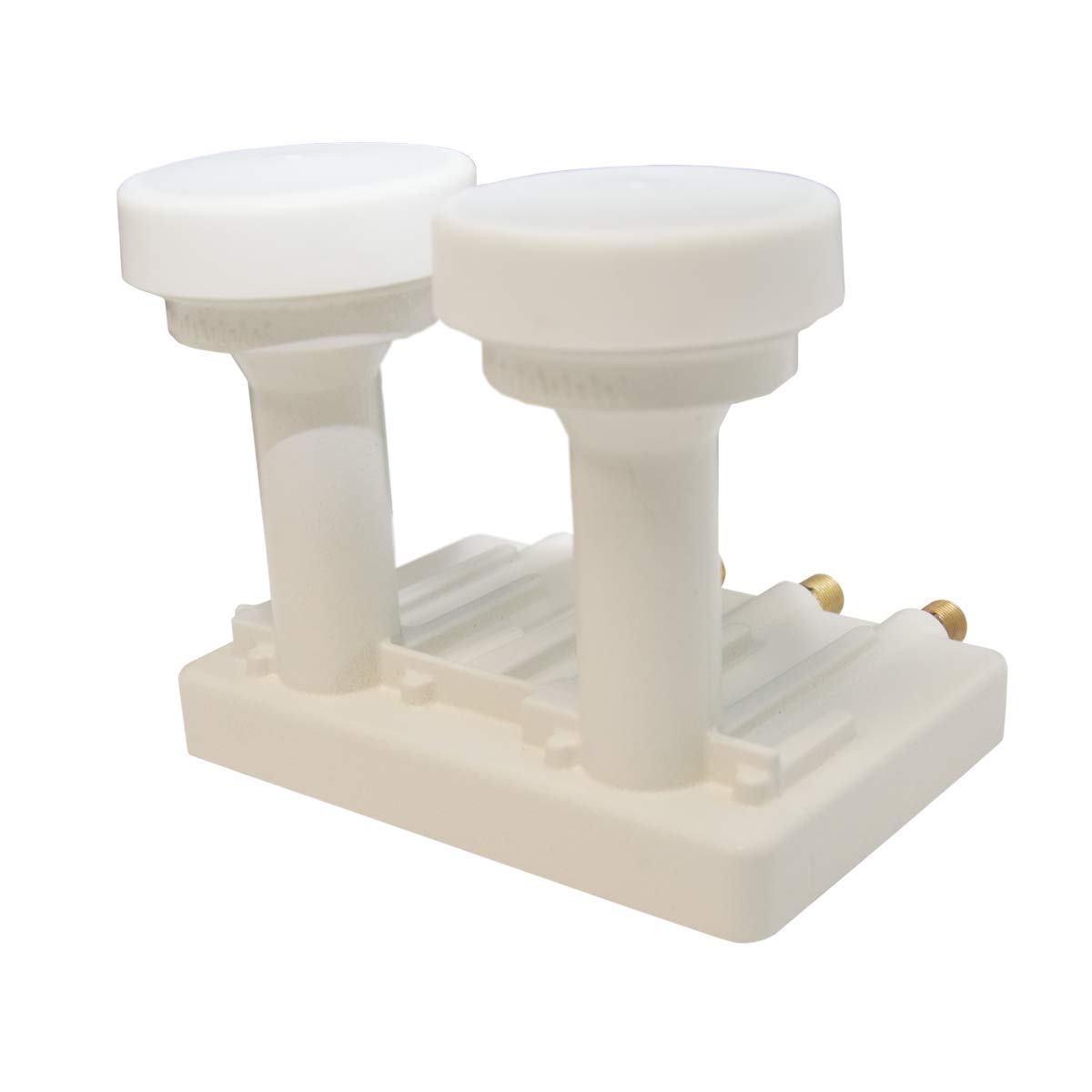 Premium X Satelliten-Komplettanlage 80cm Satellitenschüssel ALU Antenne Quad LNB Monoblock Astra Hotbird, 2 SAT bis 4 Teilnehmer