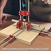 Portable Multi-Angle Drill Guide, Precision Multi-Angle Drill Guide for 1/16 - 1/2 Power Drills, 0 to 60 Angle Drill Guide Self-Centering Hand Drill Guide