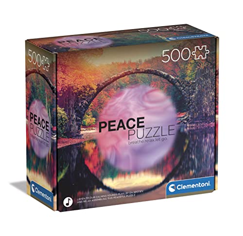 Clementoni - Puzzle 500 Piezas Mindfulness, Minfull Reflection, Puzzle Adulto Relajante Mente...