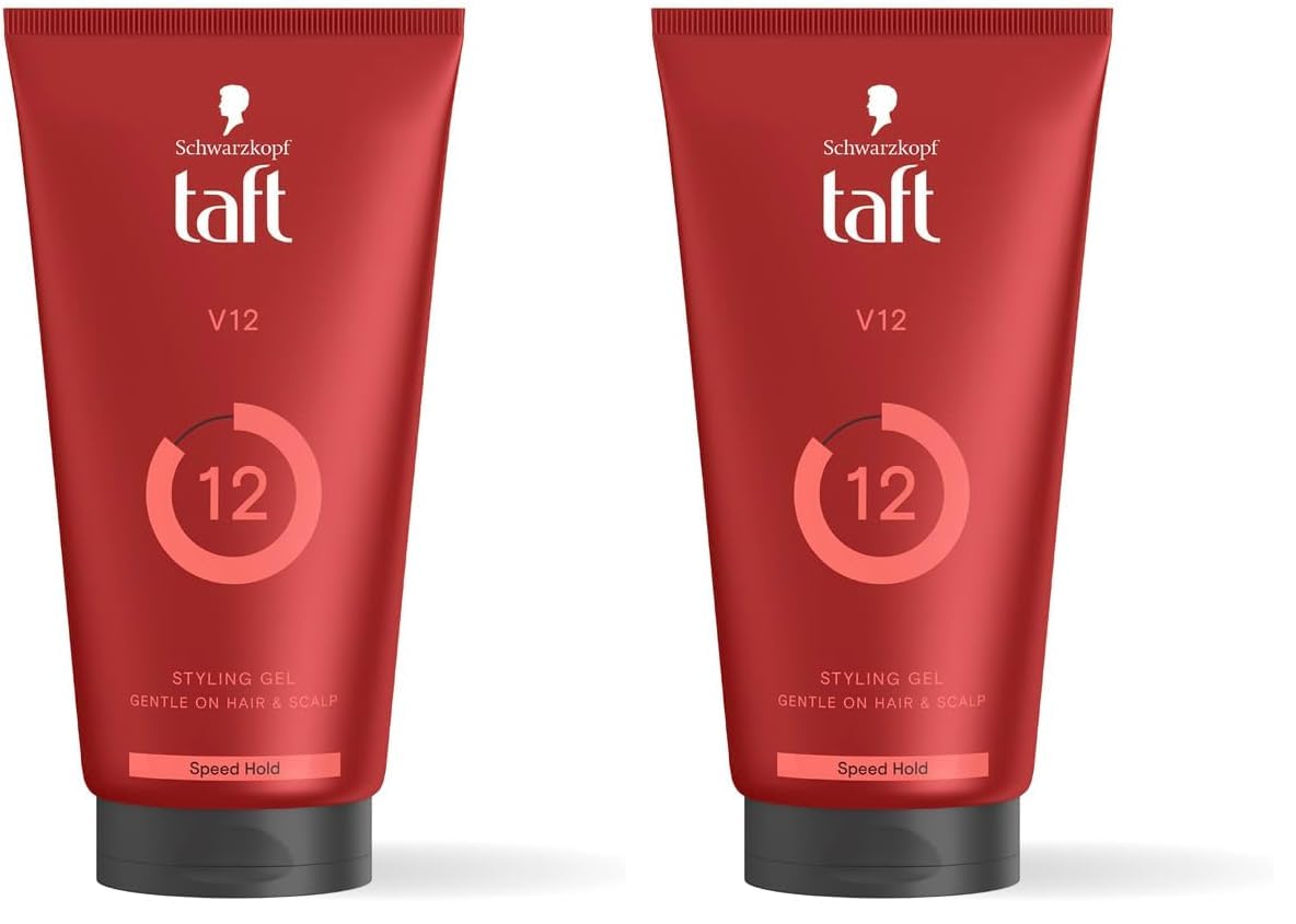 TAFT Schwarzkopf Power V12 Hair Gel, 12 Speed Hold With Fast Drying Formulation (Pack of 2)-image-18