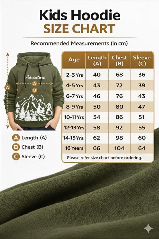 Image of Kids Boys & Girls Cotton Hooded Neck Full Sleeves Printed T-Shirt|Trendy Adventure Edition T Shirts for Kids