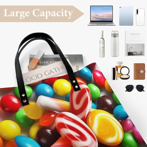 Cute French Bulldog Work Tote Bag for Women Leather Shoulder Bag with Magnetic Buckle Purse And Handbags4