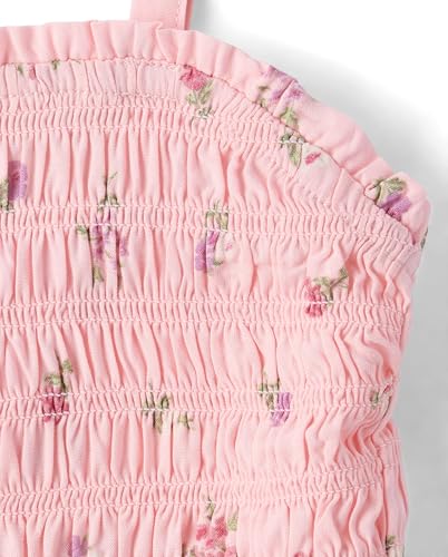 Image of The Children's Place Girls' Smocked Top and Skirt 2 Piece Set