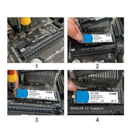 Kalttoy M.2 NVMe SSD 128GB/256GB/512GB - 2280 Intern Hårddisk