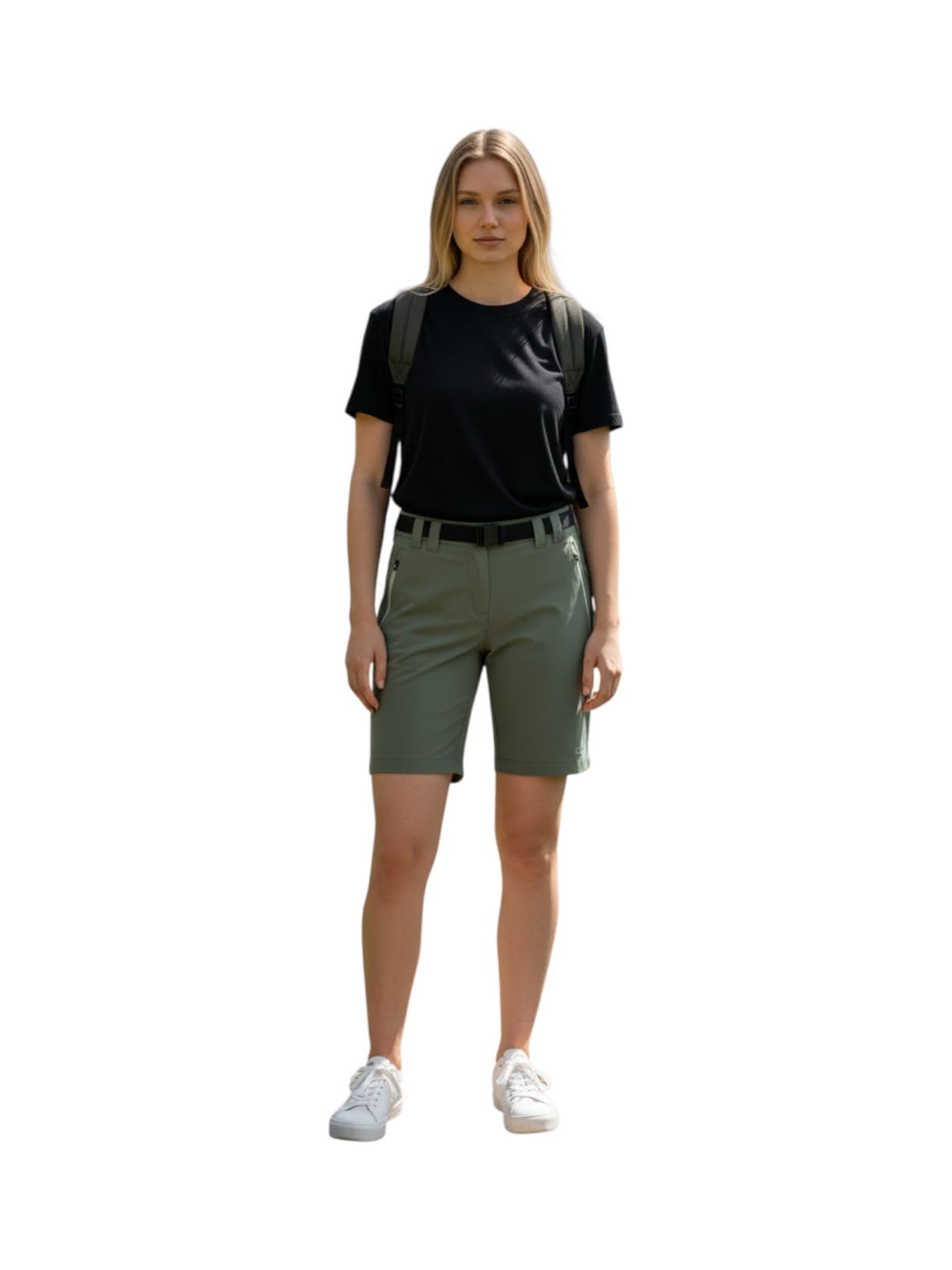 CMP Bermuda da trekking da donna con cintura e Dry Function