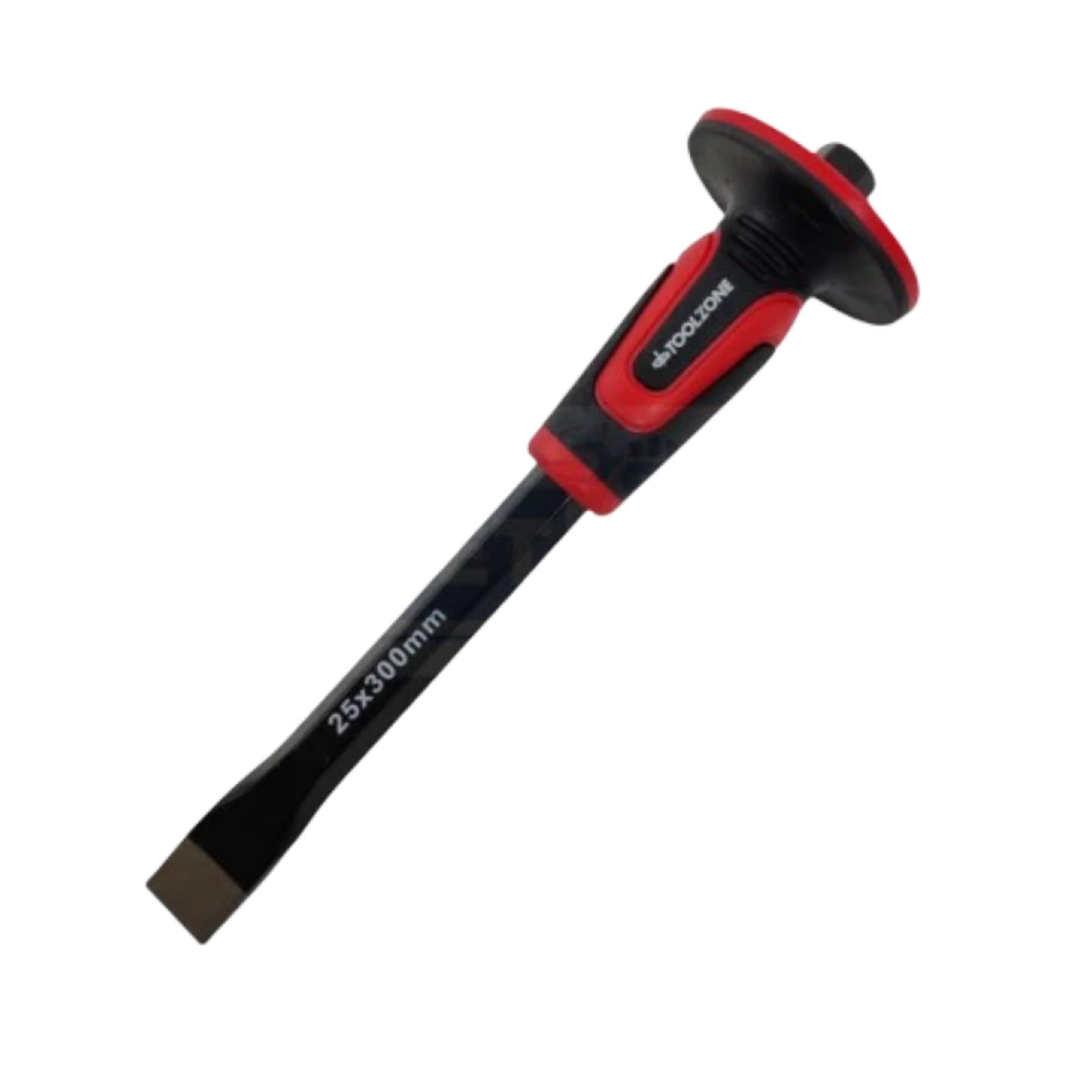 Dunnet Tools Cold Steel Brick Chisel | 300 X 25Mm Professional Masonry Chisel With Comfort Grip And Hand Guard For Stone, Concrete, And Brickwork | Heavy Duty Demolition And Bricklaying Tools