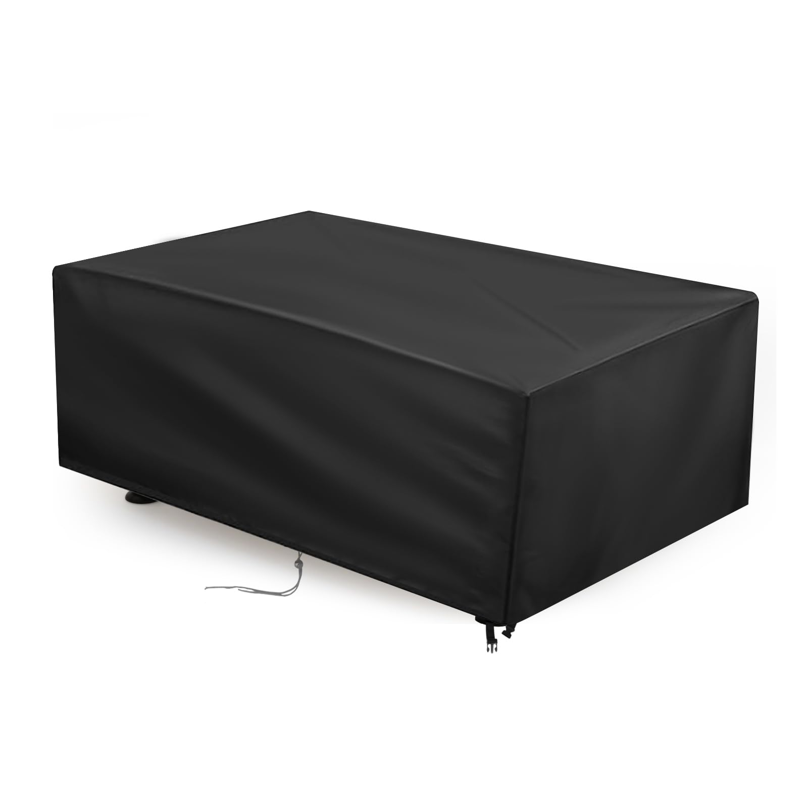 Hohong Pool Table Cover 236x134x82cm, 500D Heavy Duty Oxford Fabric Waterproof Billiard Table Cover Indoor and Outdoor, Snooker Table Covers with Drawstring-Black