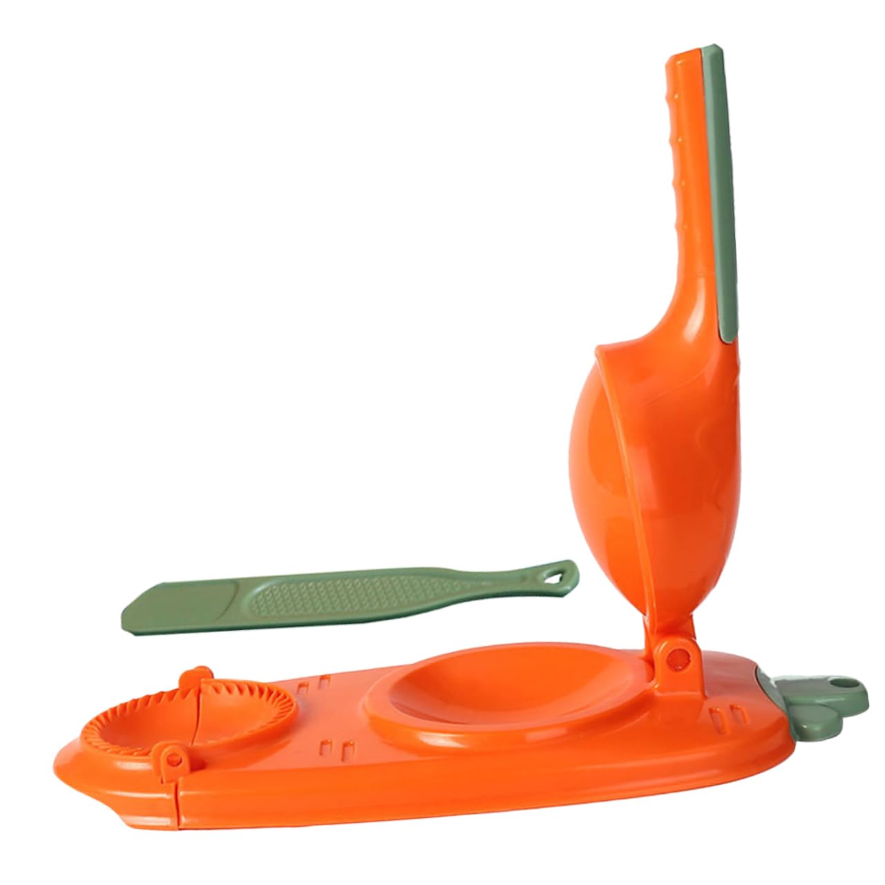 OKUMEYR Practical Dumpling Presser Dumpling Making Tool for Easy Skin Making Non-stick Surface Handheld Dumpling Wraps Tool