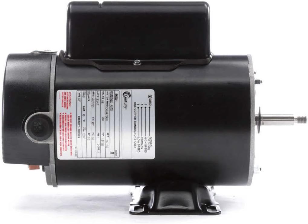Pump Mtr, Cap St, 1.5 HP, 3450, 115V, 48Y, ODP