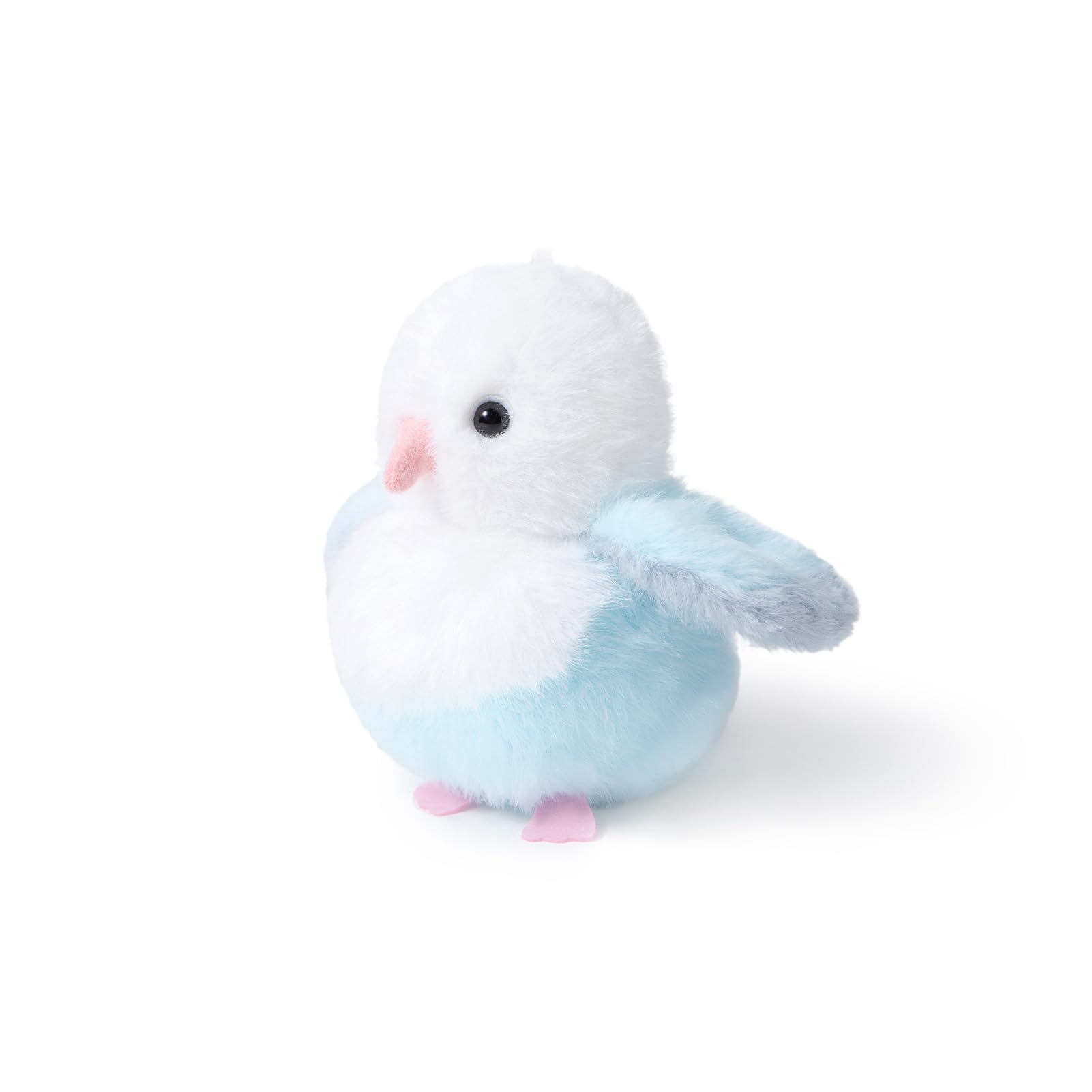 Adorlynetty Blue Parrot Stuffed Animal 4.7 inches Blue Parrot Plush Little Bird Plush Toy - Realistic Parrot Stuffed Animal, Cute Little Bird Plushie as Gift for Your Kids Friends