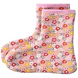 丸和貿易 ぽかぽかそっくす アンクル レトロフラワーピンク サイズ:約W25 D3 H16 2003947-05