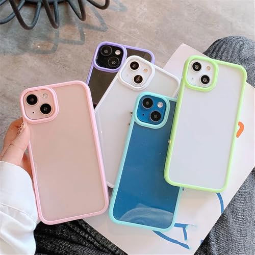 Étui silicone antichoc pour iPhone 11 avec couverture arrière transparente