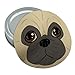 Pug Face Pet Dog Round Rubber Non-Slip Jar Gripper Lid Opener