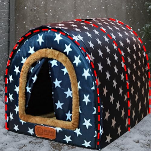 犬 ベッド 犬 ハウス 洗える 猫 ベッド 猫ハウス ペットベッド ペットハウス 取り外し可能 ドーム型 ペットクッション 猫犬用 寝床 休憩所 防寒保温 あったかい ペット用品 フワフワ 滑り止め 室内寒さ対策 小中大型犬 秋冬