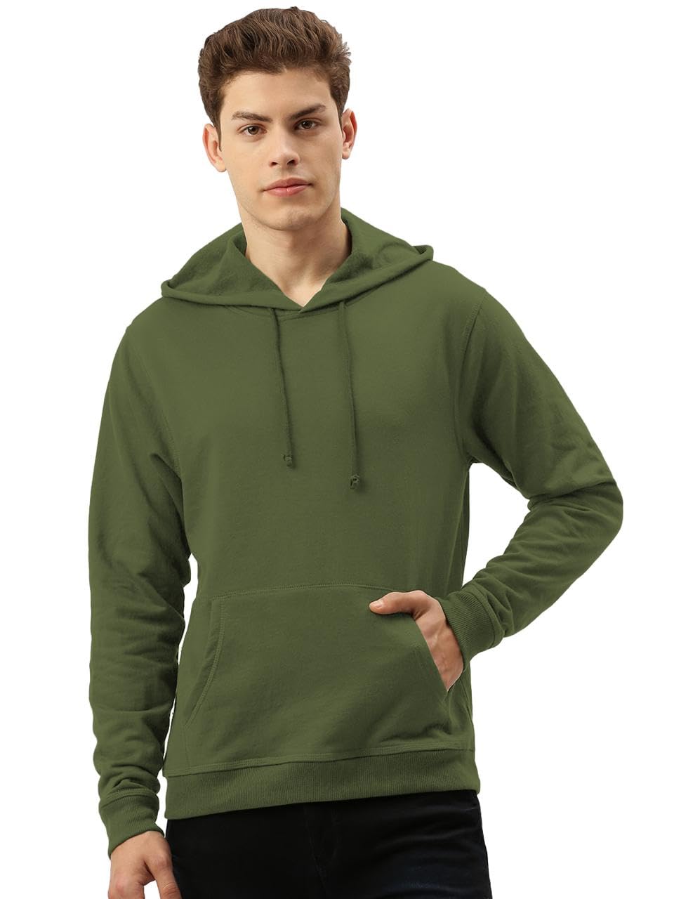Men's Cotton Hoodies | Solid Trendy Comfortable Sweatshirts for Men | Stylish Winter Wear Fashionable Sweatshirts with Hood & Pockets-image-47