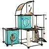 Kitty City Claw Indoor Mega Kit Cat Furniture, Corrugate Cat Scratcher, Cat Bed