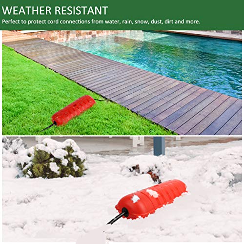 Image of Flemoon Outdoor Extension Cord Safety Cover, for Outdoor Outlets