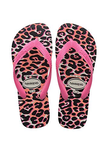 Chinelo Top Animals, Havaianas, Feminino, Branco/Maravilha, 35/36