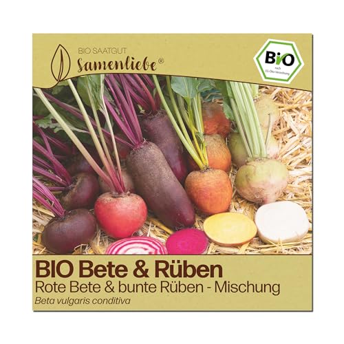 Samenliebe BIO Rote Bete & Rüben Samen | bunte Mischung - Mix - samenfestes BIO Saatgut