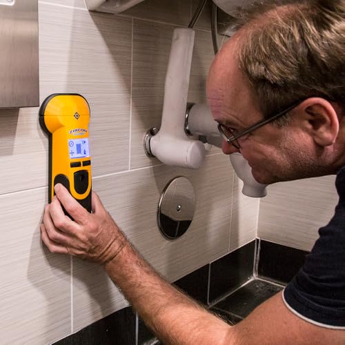 Image of Zircon MetalliScanner MT7 Metal Scanner for Concrete and Walls, Metal Detector for Rebar, Pipes, Junction Boxes and Hidden Objects up to 6 in. Deep with Backlit Display and Pivoting Handle