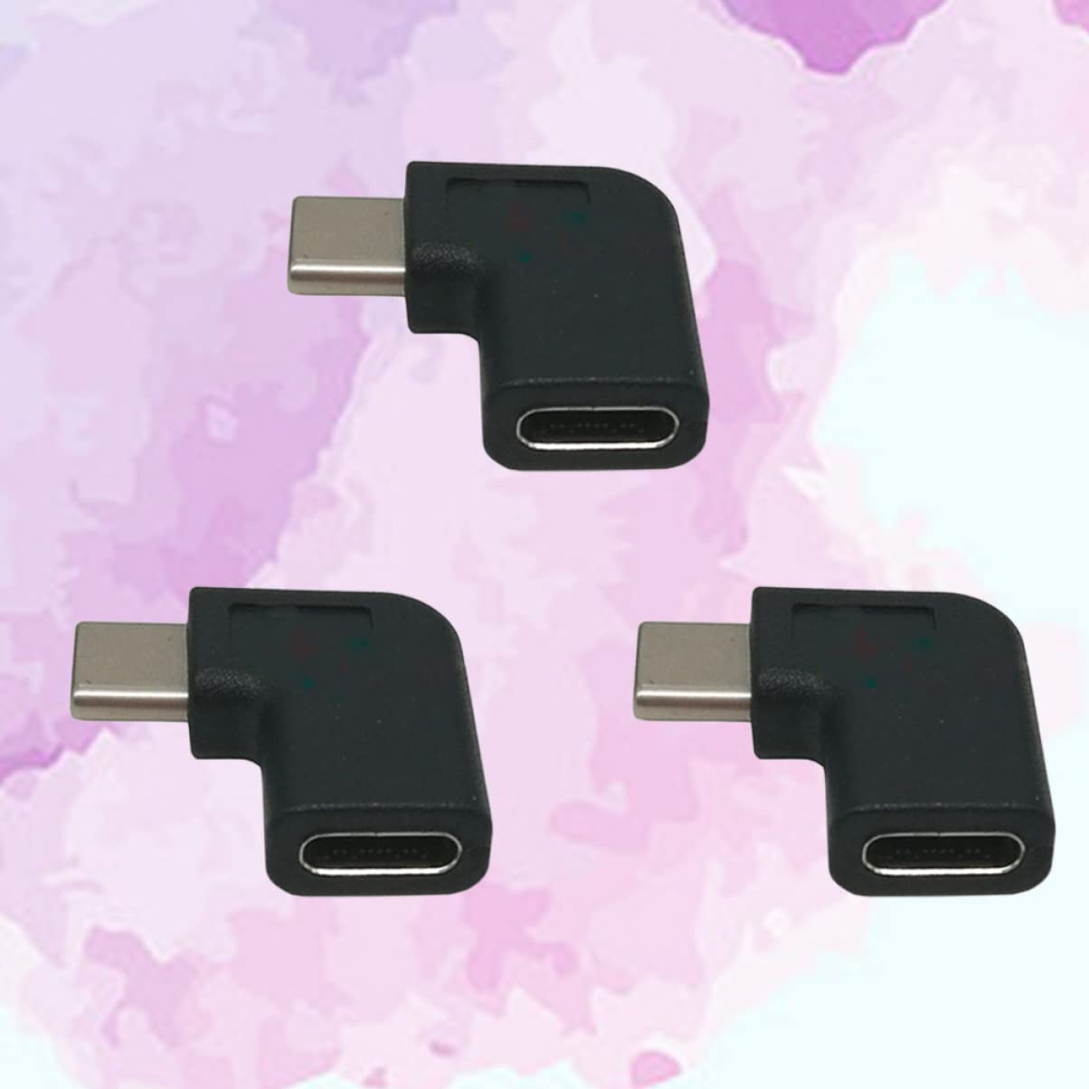 Gatuida 6pezzi Adattatore Usb c Angolo Maschio Femmina Estensione Usb Per Laptop Tablet e Smartphone Trasferimento Dati Design Compatto e Facile Da Utilizzare