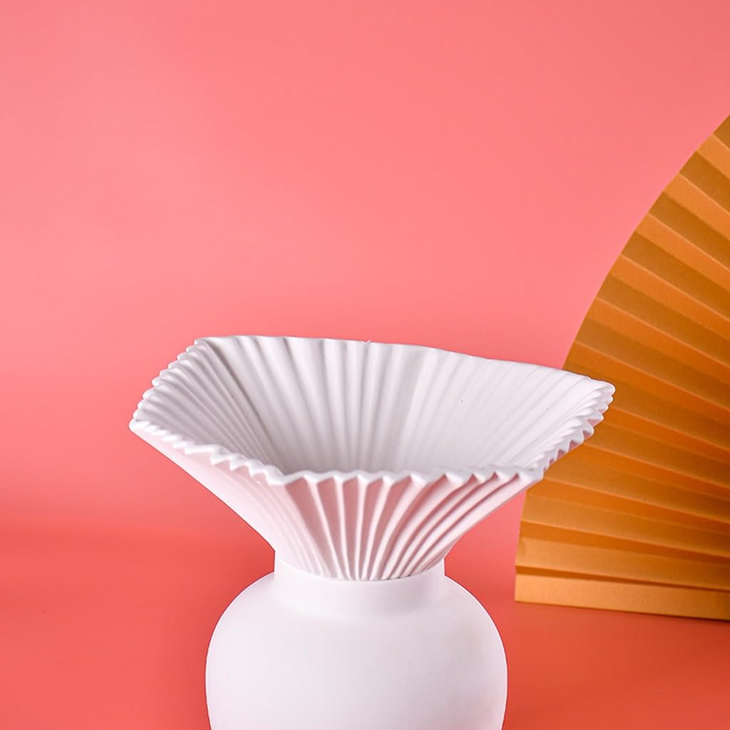 Blumenvase Dekorationen im nordischen Stil, kreative Keramikvasen for Zuhause, Blumenarrangements for den Balkon Wohndeko