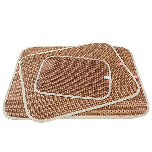 Tapis pour Animal de Compagnie, Tapis d'été, Couverture de Couchage pour Chat et Chien, Tapis en Bambou, Tapis pour Chat et Chat,L(50 * 40cm) Cover