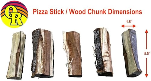 Miniatura 3 de Palitos de pizza hawaianos de madera Kiawe de Ohikilolo Ranch Ideal para parrillas, ahumadores, hornos de pizza, estufas, hogueras y chimeneas