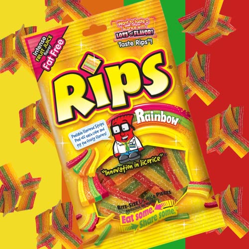 Caramelos Rips Sour Regaliz Frutal sin Grasa, Pack x3 miniatura 2
