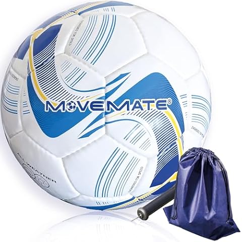 MOVEMATE Size 5 Football with Accessories Cover