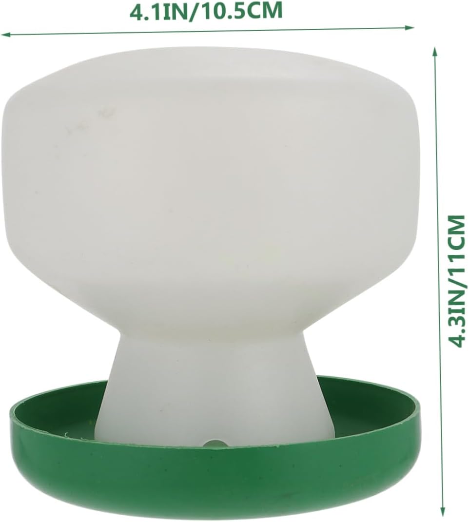 BESPORTBLE 6pcs Parrot Drinking Feeder Plastic Automatic Bird Feeder Bird Feeding Watering Supplies Pet Accessories
