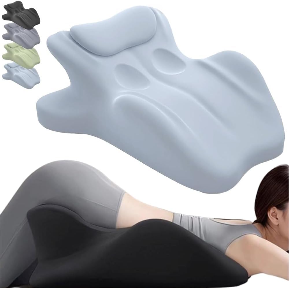 Almohada de cuña de 27 grados para parejas, cojín ergonómico de espuma viscoelástica para momentos íntimos, almohada multiusos para yoga, lectura, descanso con funda extraíble lavable, 46 x 17 x 17 cm
