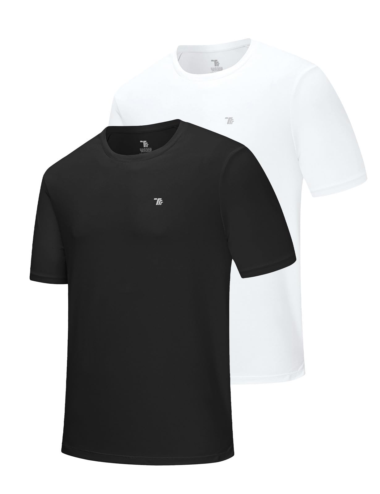 Rdruko Men's Dry Fit Workout Shirts Moisture Wicking Short Sleeve Athletic Running Gym Active T Shirts