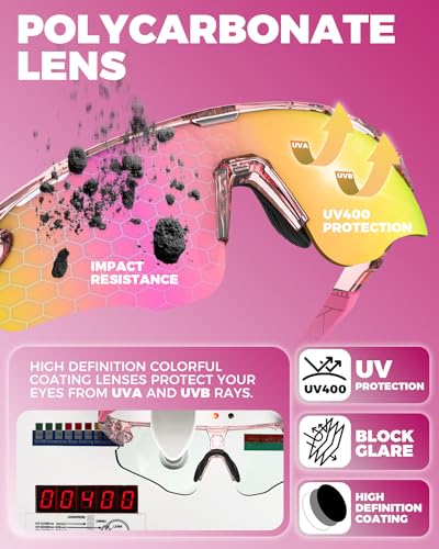 Image of Photochromic Sunglasses for Men Women, Transition Sunglasses for Cycling