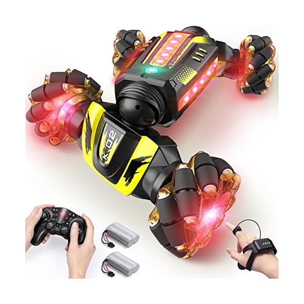 Ferngesteuertes Auto mit Hand-Steuerung 1:12 Groß Off Road 4WD Monster Truck Geländewagen RC Car Crawler Fahrzeug Spielzeug 15km/h 60 min. Geschenk für Kinder Junge mädchen …