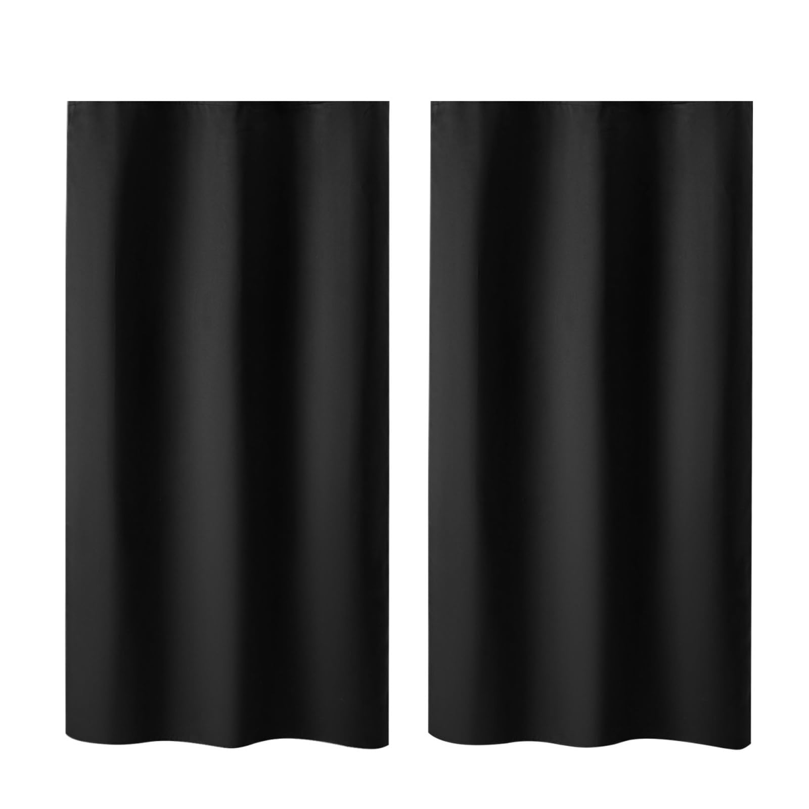 MWAHJU 2pcs Blackout Curtains, 63 Inch Length 42 Wide Each, Thermal Insulated Light Blocking Drapes, With Grommets, Polyester For Bedroom Living Room Window For Living Room