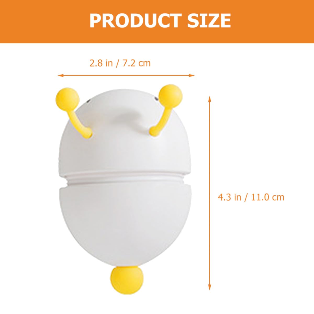 Amosfun Luz Nocturna de Animales para Dormitorio Infantil, Lámpara Pequeña LED Puerto USB para Escritorio y Habitación de