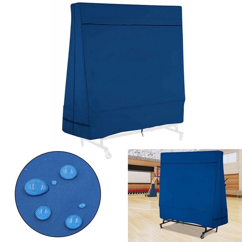 Copertura per tavolo da ping pong, tessuto Oxford 600D, impermeabile, antivento, antipolvere, con cerniere, per uso interno ed esterno, 160 cm x 160 cm x 85 cm, dimensioni standard, adatta alla