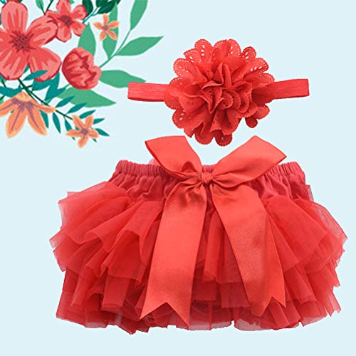 1 peça saia tutu e faixa de cabeça de flor para bebês meninas adereços para fotografia vestido de an