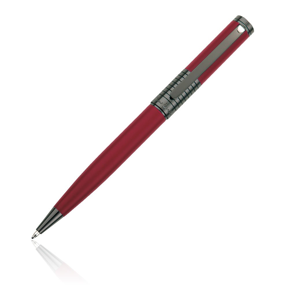 Pierre Cardin® EVOLUTION Kugelschreiber mit Gravur | Premium Stift Etui | blaue Mine | edel | personalisiertes Geschenk | Namen | graviert | Jahrestag | Geburtstag (Rot)